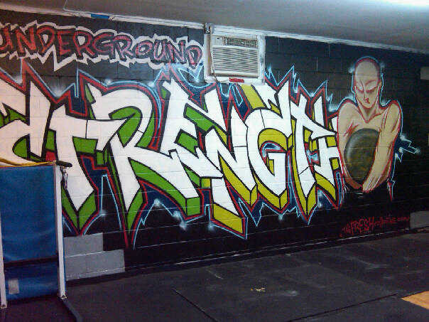 Underground Strength Gym Graffiti Underground Strength Gym Graffiti