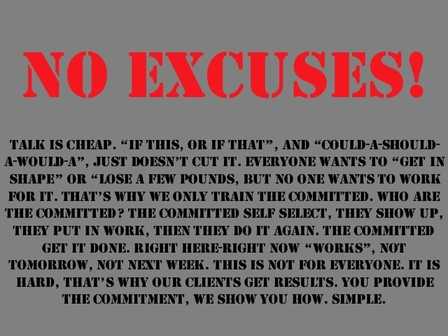 No Excuses Underground Strength Gym No Excuses Underground Strength Gym